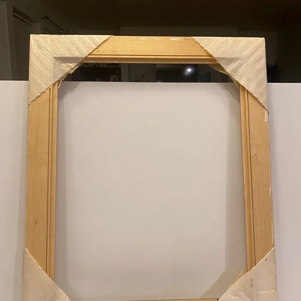 Vintage wooden picture frame no glass 20 x16